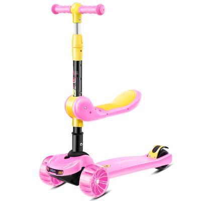 China Hot Selling Cheap Custom PP Child Safety Scooter Three Wheel Adjustable for sale