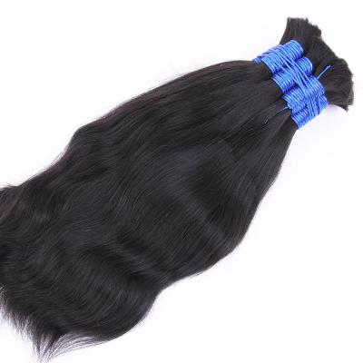 China Brazilian Natural Loose Wave Hair Bundles 100% Virgin Silky Straight Raw Unprocessed Human Hair Bulk For Hair Wholesale for sale