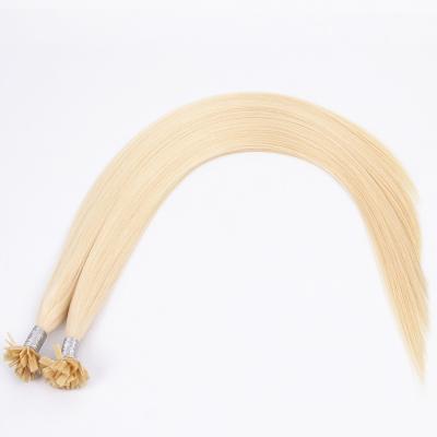 China Single or Double Wave 100 Virgin Hair Silky Straight Remy Human Hair Extension Peruvian Prebonded Drawn for sale