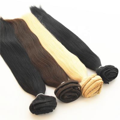 China Good Quality Virgin Remy Human Hair Extension Soft Silky Straight Wave Double Ended Clip In Hair for sale