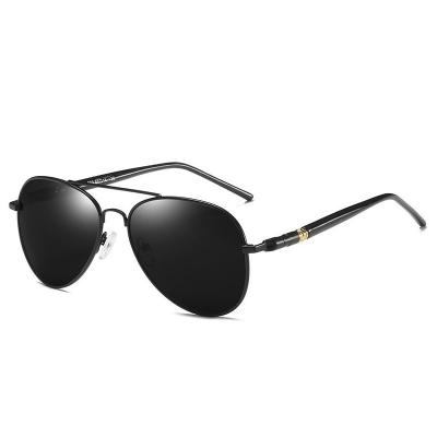 China Fashion Sunglasses Luxury Mens Polarized Sunglasses Driving Sun Glasses For Women Mens Brand Designer Male Vintage Black Pilot Sunglasses UV400 for sale