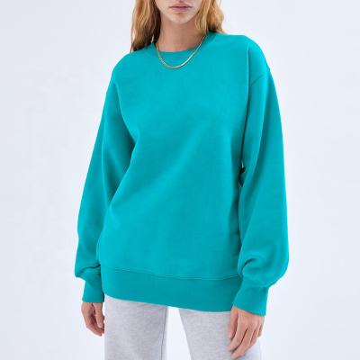 China Custom Wholesale French Unisex Crewneck Sweatshirts Anti-Wrinkle Oversized Terry Women Top for sale