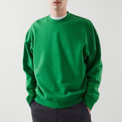 China Wholesale Custom Oversized Mens Crewneck Sweatshirt Green Sweatshirt Jumper For Men Anti-Wrinkle Gym Crewneck Sweatshirts for sale