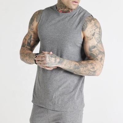 China Anti-Wrinkle Cotton Workout Tank Tops Breathable Slim Fit Casual Sports Summer Invest Outdoor Men Fitness Vest Tops for sale