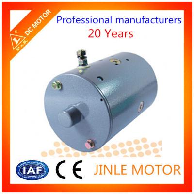 China Kohlebürste 1.5KW 12Volt 2400RPM kleiner DC-Motor für Hydraulikpumpe zu verkaufen