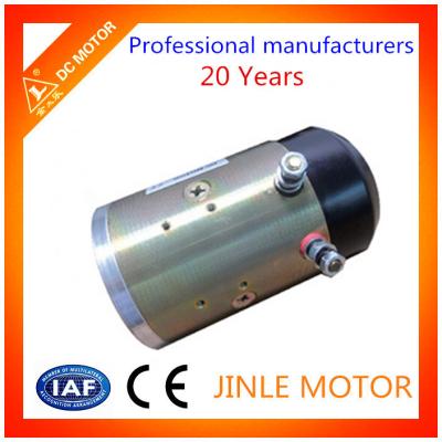 China Jinle IP54 Glass Hydraulic  Micro DC Motor 100% Copper Wire 24V 2.2KW for sale