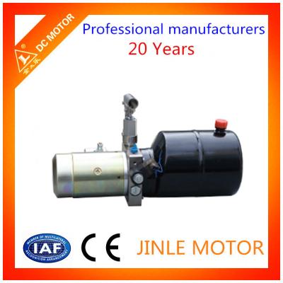 China Hydraulikaggregat-Kipper-Anhänger DC-2500RPM mit kundengebundenem DC-Motor zu verkaufen