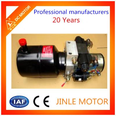 China Unidad 2KW 2500rpm de la energía hydráulica de DC 24V para el tanque de aceite de la elevación 6L de la puerta posterior en venta