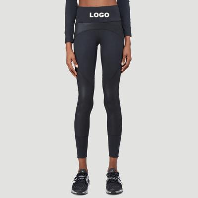 China Breathable High Quality Custom High Elastic Polyester/Spandex Knitting Women Waist Sports Shaping Tight Yoga Pants for sale