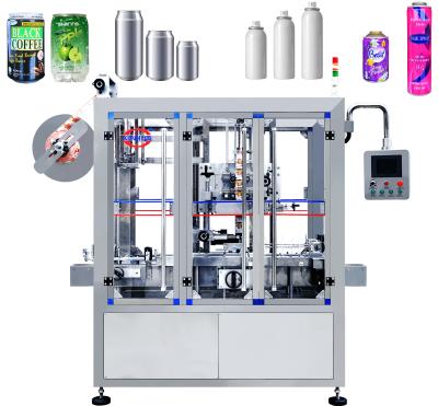 China Food Shrink Sleeve Labeling Machine For Aluminum Spray Cans Aerosol Can for sale