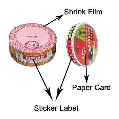 China machinery & Full Automatic OPP Material PVC Tape Packing Machine /tape Label Shrink Sleeve Labeling Machine for sale