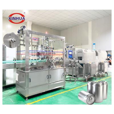 China Automatic CLOTHING Label Shrink Wrapping Machine for Aluminum Can Beer Can 12oz 16oz 550ml Metal Can for sale