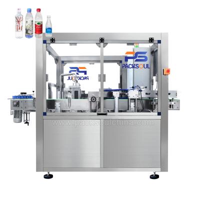 China Food Shanghai Hot Sale Hot Glue OPP Labeling Machine For 500ml 1000ml 1500ml Bottle for sale