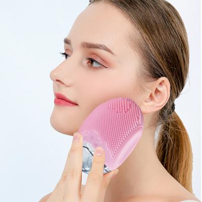 China Skin Tightening Brush Wireless Rechargeable Detergent Waterproof Brush Cordless Rechargeable Detergent Makeup Remover Personal Care Facial Cleansing Brush for sale