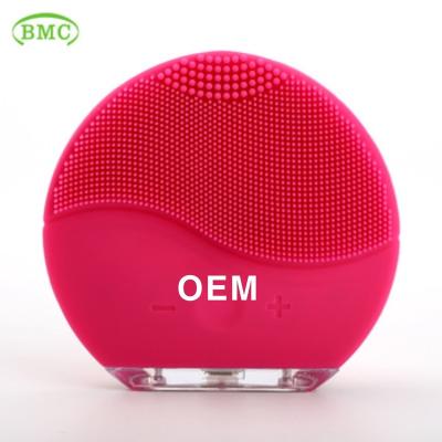 China Modern Anti-Puffiness Spa Beauty Massager Remover Machines Sonic Vibrating Brush Cleaning Machine And Silicone Soft Hard Face Facial Massager for sale