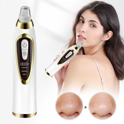 China Electric Blackhead Remover Vacuum Face Pore Nose Pore Acne Treatment Blackhead Remover Vacuum Refillable Facial Cleaner Blackhead Remover for sale