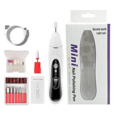 China Electric Manicure Mini Cordless Nail Drill Rechargeable Nail Art Beauty Best Price Folder 14000 Rpm Professional Salon Machine Portable for sale