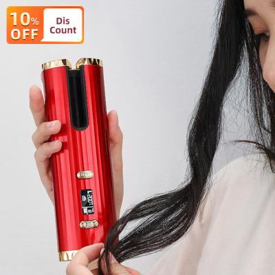 China Wireless Hair Curler Magic Wand Hair Care Hair Curler Usb Hair Curler Automatic Magic Iron Cordless Heatless Electric Ceramic Rotary Rollers for sale