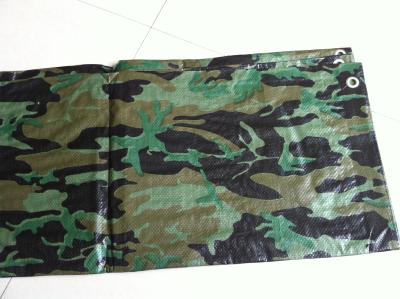 China waterproof flame retardant camo tarps  for hunting ground and military tent for sale