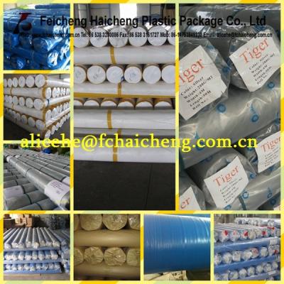 China poly woven tarp rolls1.83m x 100m blue color for sale