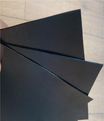 Chine 1.0mm black color plastic film HDPE Geomembrane for landfill liners à vendre