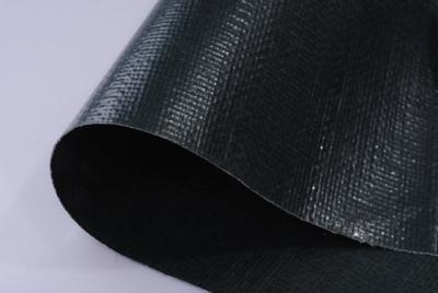 Chine waterproof woven PE sheet lamination blace color P.E. tarpaulin à vendre