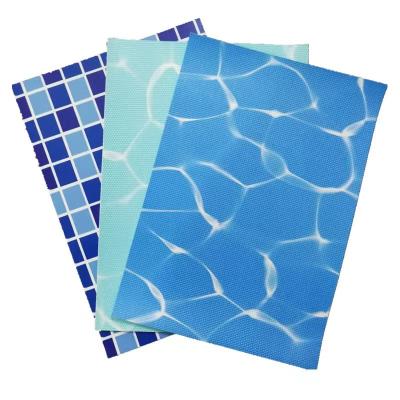 Chine 1.5mm thickness mosaic pattern printing Swimming Pool Pond Liner PVC Vinyl Swimming Pool Liners à vendre