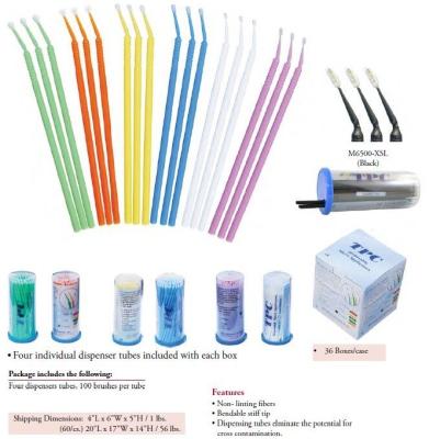 China CareTooth Oral Hygiene Cleaning Dental Disposable Micro Applicators for sale