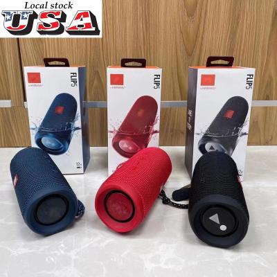 China Dropshipping 2022 Waterproof Wireless 6 Speaker Bass Professional Audio Subwoofer Party DJ BT Mini Portable Flip 5 Phone Function USA Warehouse for sale