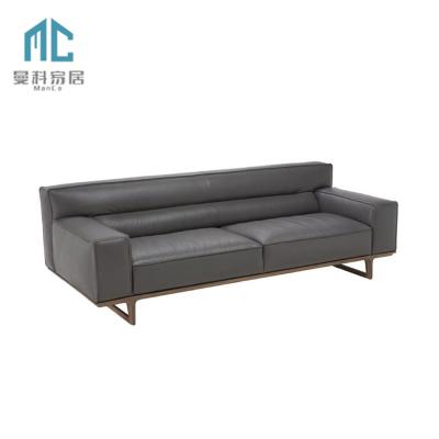 China 2021 Reclining Furniture Contemporary Sectional Sofas Recliner Brown Leather Sofa Sets With Tray Table for sale