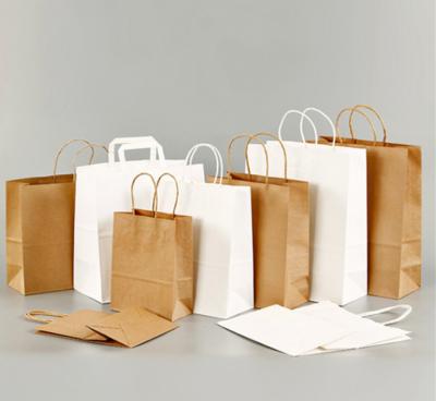 China Wholesale Custom Small Size Cheap Brown Craft Kraft Paper Bag Eco - Friendly for sale