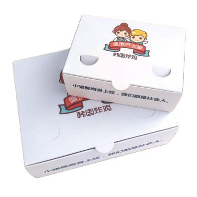 China Factory Direct Wholesale Disposable Food Container Fast Food Chicken Fries Paper Packaging Box For Take Out for sale