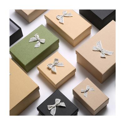 China China Supplier Wholesale Recyclable Cardboard Paper Packaging Box For Necklace Ring Jewelry for sale