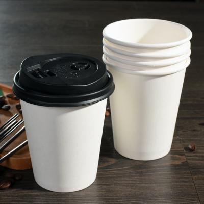 China Double Disposable Paper Cup Disposable Kraft Paper 400ml/16oz Coffee Paper Cup Made Of Craft Paperboard for sale