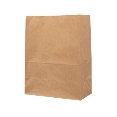 China High Quality Eco - Friendly Customizable Recycled Brown Food Grade Kraft Paper Storage Bag for sale