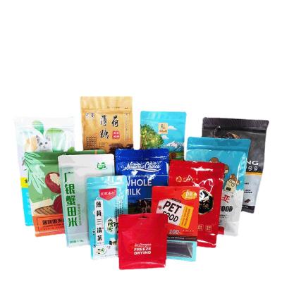 China Custom Made Moisture Proof All Kinds Of Food Grade Protein Powder Digital Printed Vertical Zipper Bags for sale