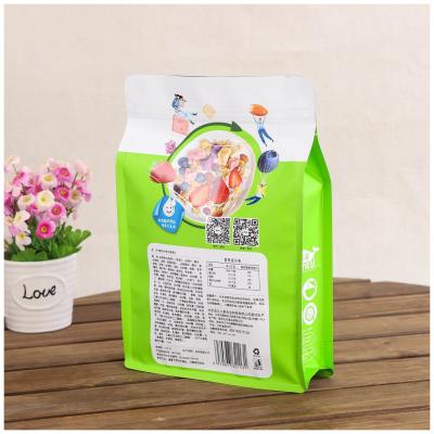 China Custom Printed Zip Lock Heat Seal Retort Aluminum Foil Zipper Vacuum Food Packaging Moisture Proof Plastic Bags for sale