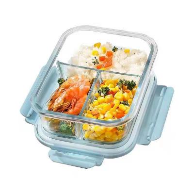 China Sustainable Extra Large Glass Food Storage Containers With Airtight Lid Microwave/Oven/Freezer And Dishwasher Safe for sale