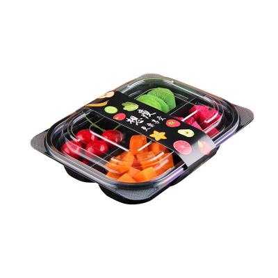 China New Arrival 350/480/500/650/750/1000Ml PP Food Storage Container Microwavable Boxes For Fruit for sale