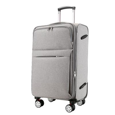 China Waterproof Universal Wheel Travel Soft Mute Luggage Trolley Element Soft Suitcases Suitcase Set for sale