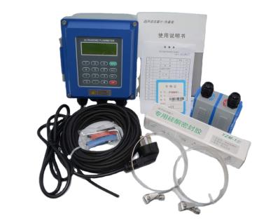 China Liquid Ultrasonic Flow Meter Wholesaler External Clamped Liquid Crystal Display (LCD) for sale