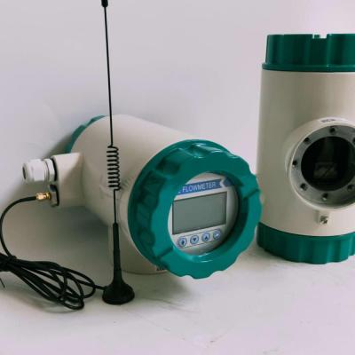 China China RS485 Gauge Liquid Electromagnetic Flow Meter For Water Measurement for sale