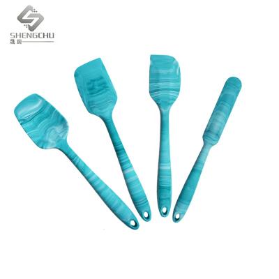 China Viable New Design Cloud-Shape Pattern Equipment Small Size Baking Tools Non-Stick Silicone Spatula Scraper Pastry for sale