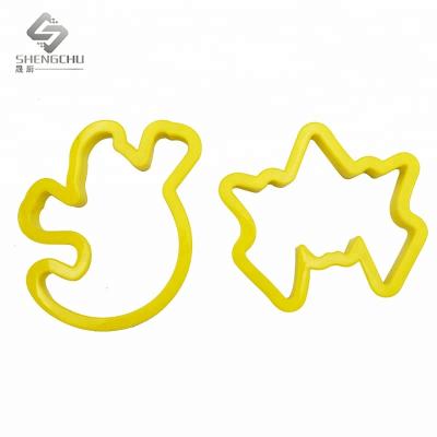 China Sustainable 8pcs Halloween Theme Pumpkin Shape Plastic Cookie Cutter Set For Baking for sale