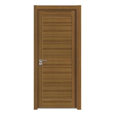 China Interior decoration design high quality new fresh wooden door room assembled pvc panel door supplier for sale