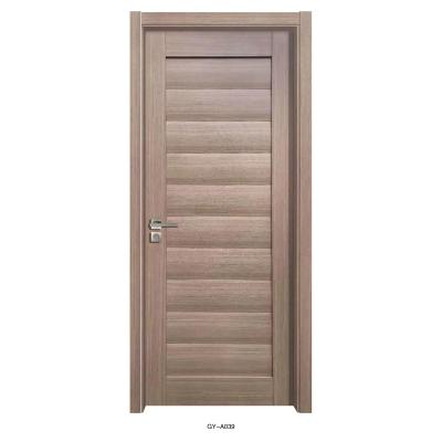 China Classic interior decoration bebroom bathroom door classic assembled pvc panel doors for sale