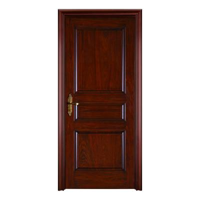 China Decoration Customized Design Painted Solid Wood Internal Interior Wooden Doors For Hotel Apartment House Bedroom Commercial for sale