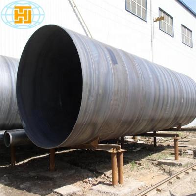 China Structure Pipe SSAW Epoxy Coated Hot Rolled Spiral Welded Steel Pipe For Construction for sale