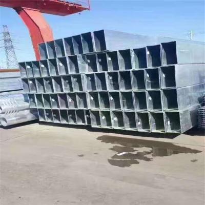 China Hot Galvanized Oil Pipe Square / Rectangular Hollow Section Use In Building Material GI Pipe for sale