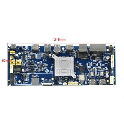 China Android 11 Media Player RK3568 PCBA Mainboard with HD-MI Input Control Board 1920x1080p V1 for sale